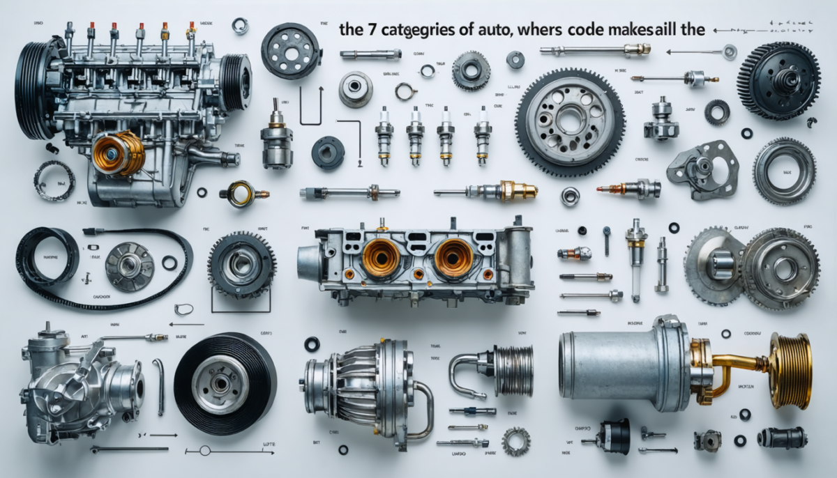 découvrez les 7 catégories de pièces auto où le code moteur est essentiel pour choisir la bonne pièce et assurer la performance et la compatibilité de votre véhicule.
